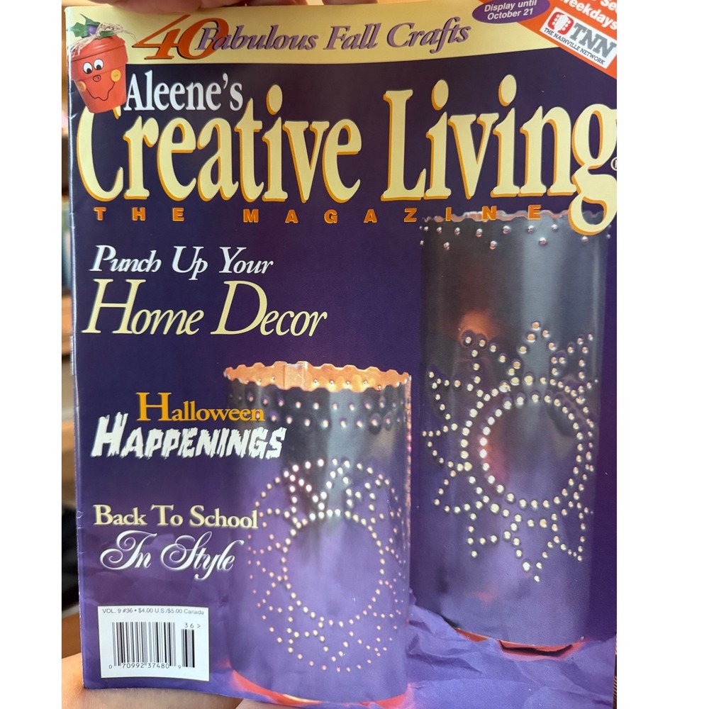 Aleenes Creative Living Magazine Vol 9 No 36 Fall Crafts Halloween Crewel‎ Guide